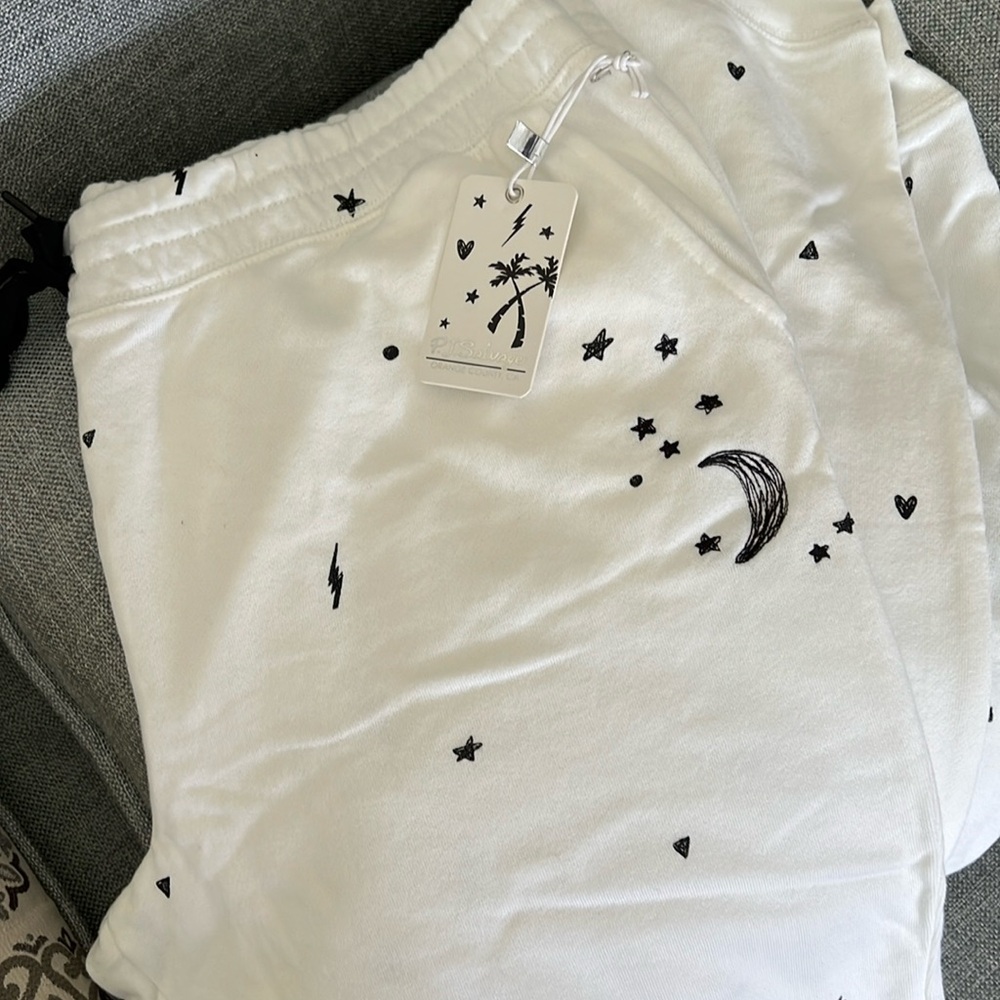 PJ Salvage jogger style pants.